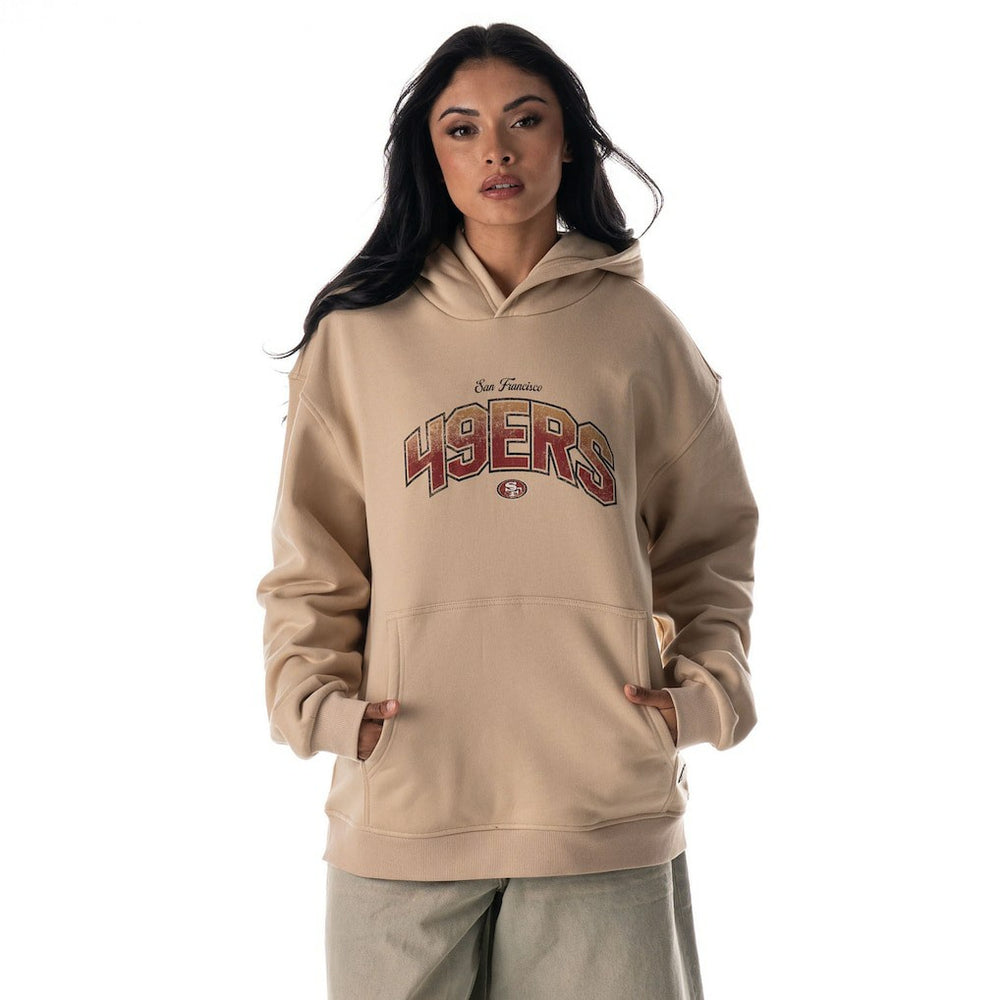 San Francisco 49ers The Wild Collective Unisex Oversized Graphic Fleece Hoodie | NFL Outlet