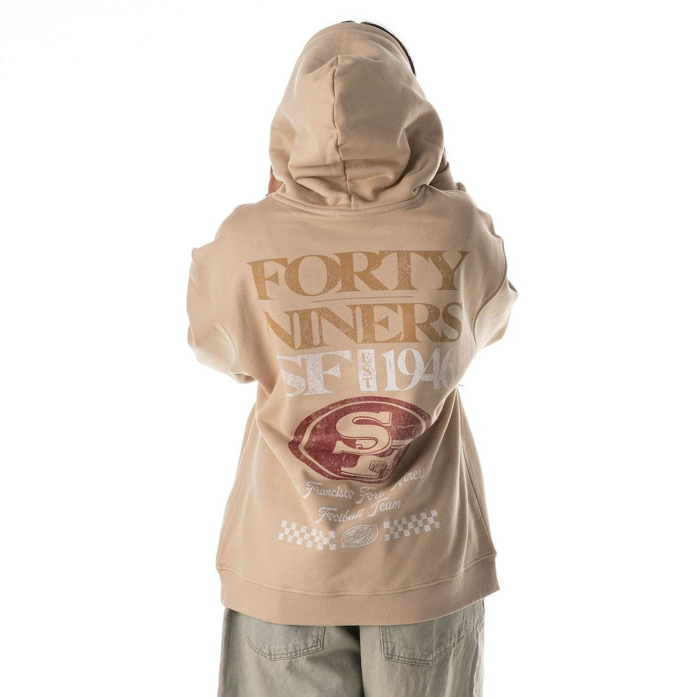 San Francisco 49ers The Wild Collective Unisex Oversized Graphic Fleece Hoodie | NFL Outlet