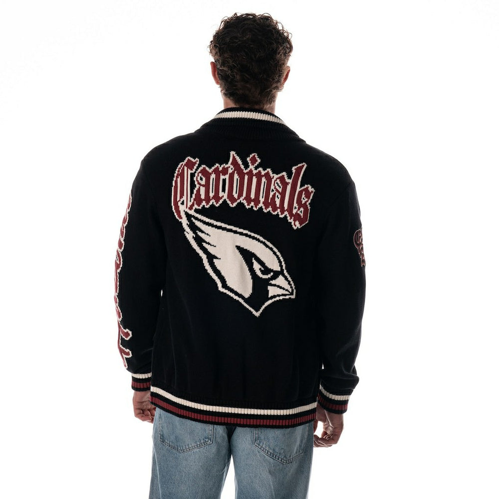 Arizona Cardinals The Wild Collective Unisex Jacquard Full-Zip Sweater | NFL Hot