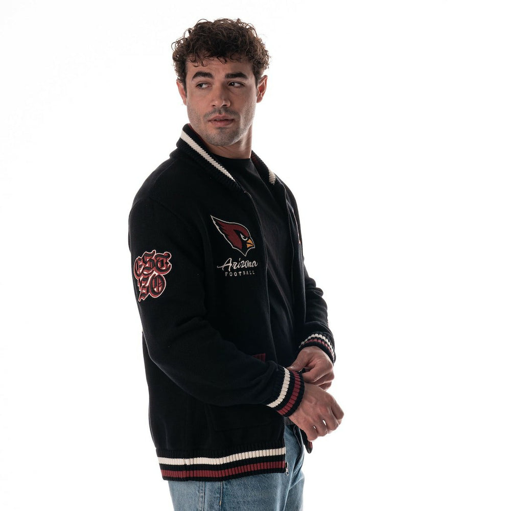 Arizona Cardinals The Wild Collective Unisex Jacquard Full-Zip Sweater | NFL Hot