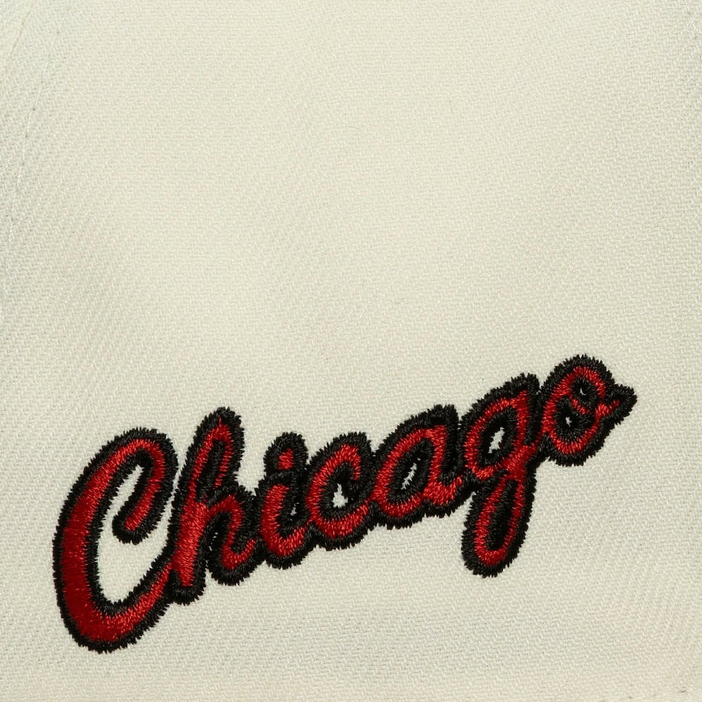 Cream Chicago Bulls Ochre Dusted Double Two-Toned Pro Crown Adjustable Hat | NBA