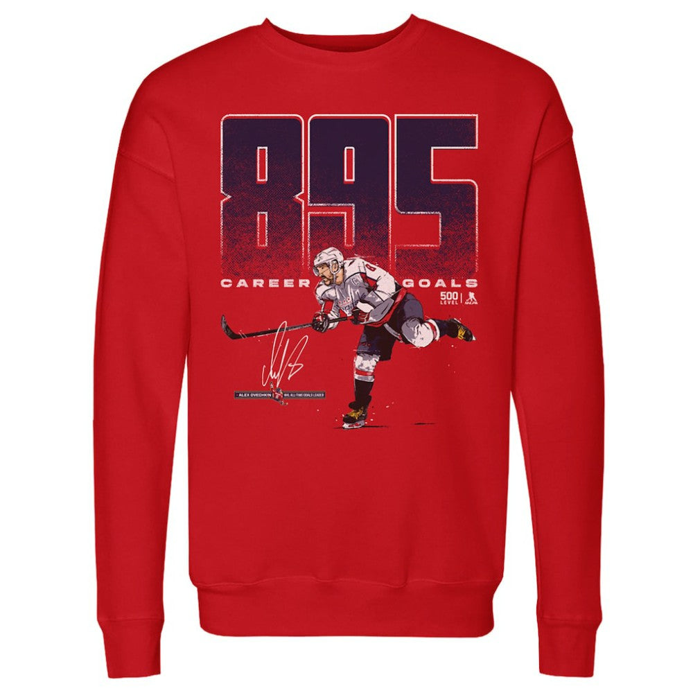 Alexander Ovechkin Washington Capitals 500 Level NHL All-Time Leading Goal Scorer Bold Pullover Sweatshirt -  NHL Sweatshirts