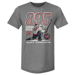 Alexander Ovechkin Washington Capitals 500 Level NHL All-Time Leading Goal Scorer Tri-Blend Grunge T-Shirt -  NHL T-shirts