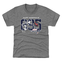 Alexander Ovechkin Washington Capitals 500 Level Youth NHL All-Time Leading Goal Scorer Overlay T-Shirt -  NHL T-shirts