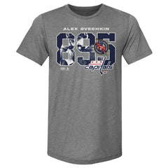 Alexander Ovechkin Washington Capitals 500 Level NHL All-Time Leading Goal Scorer Tri-Blend Overlay T-Shirt -  NHL T-shirts