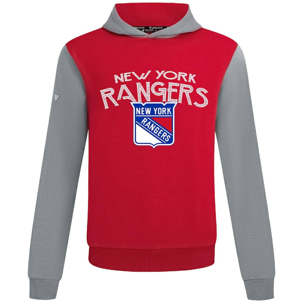 New York Rangers Levelwear Ultimate Mission Pullover Hoodie -  NHL Hoodies