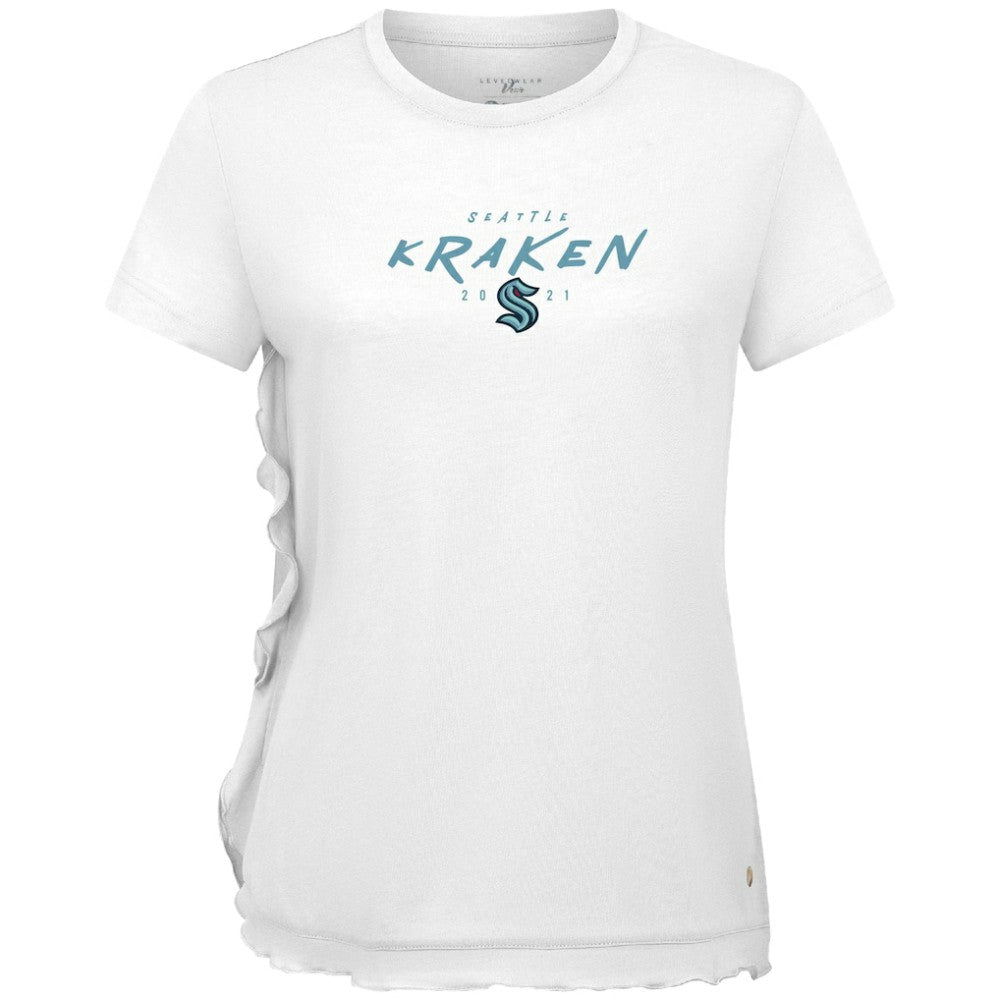 Seattle Kraken Levelwear Women's Airflow Scratched T-Shirt -  NHL T-shirts
