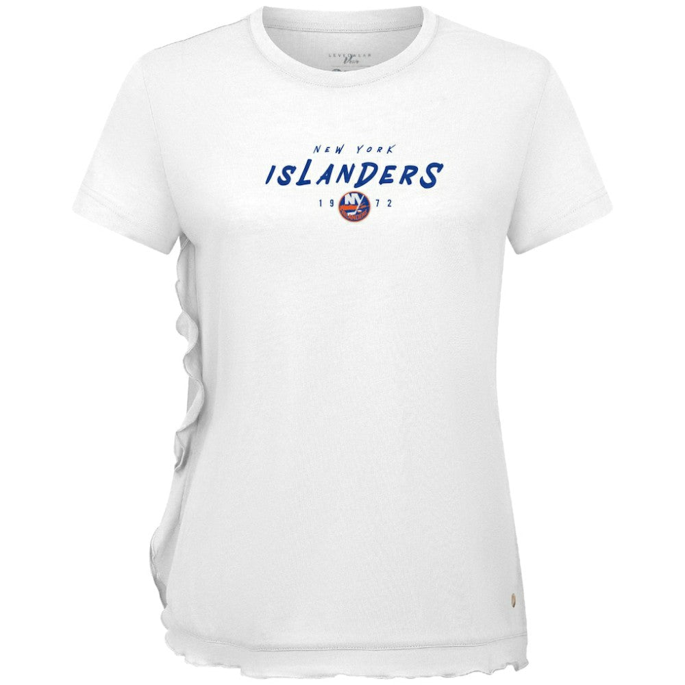 New York Islanders Levelwear Women's Airflow Scratched T-Shirt -  NHL T-shirts