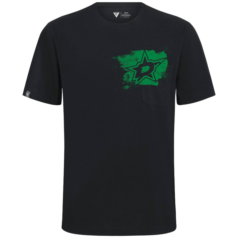 Dallas Stars Levelwear Focal Blasted T-Shirt -  NHL T-shirts