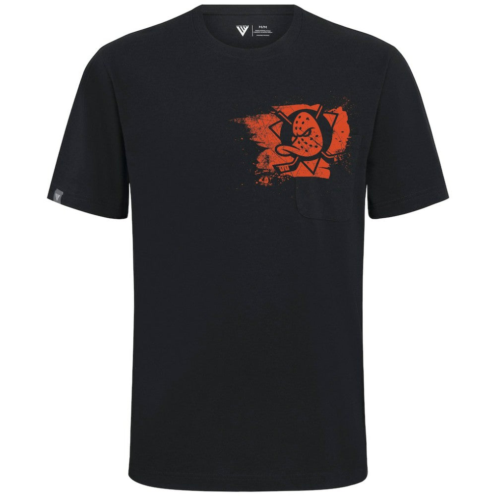 Anaheim Ducks Levelwear Focal Blasted T-Shirt -  NHL T-shirts