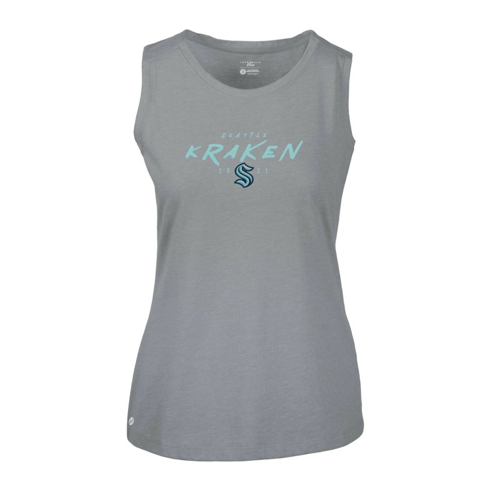 Seattle Kraken Levelwear Women's Macy Scratched Tank Top -  NHL Tank Top