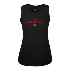Chicago Blackhawks Levelwear Women's Macy Scratched Tank Top -  NHL Tank Top