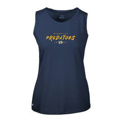 Nashville Predators Levelwear Women's Macy Scratched Tank Top -  NHL Tank Top