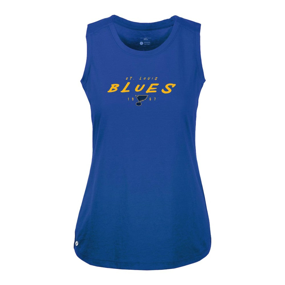 St. Louis Blues Levelwear Women's Macy Scratched Tank Top -  NHL Tank Top