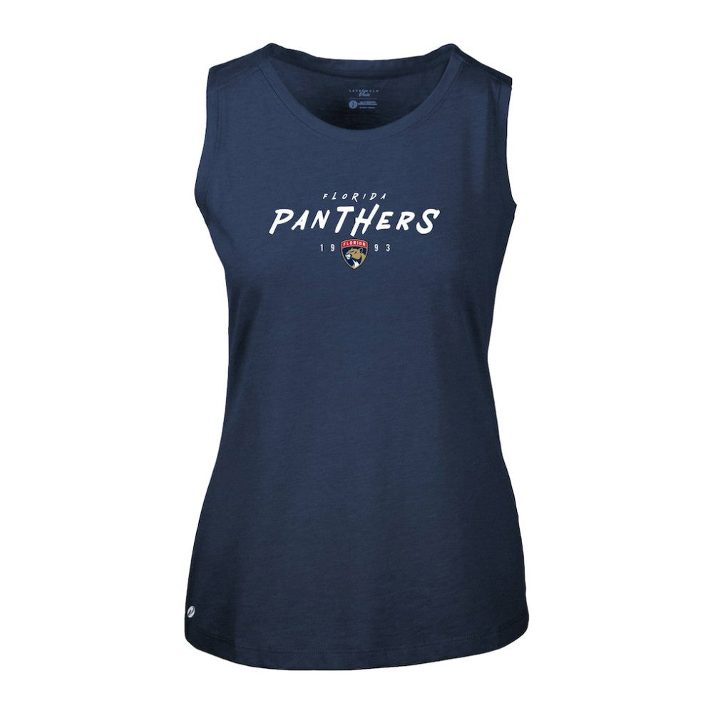 Florida Panthers Levelwear Women's Macy Scratched Tank Top -  NHL Tank Top