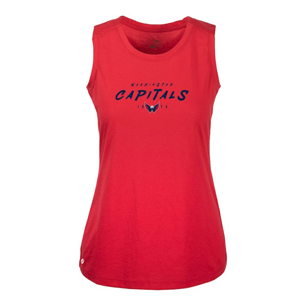 Washington Capitals Levelwear Women's Macy Scratched Tank Top -  NHL Tank Top