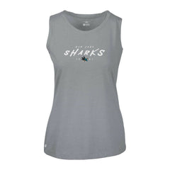 San Jose Sharks Levelwear Women's Macy Scratched Tank Top -  NHL Tank Top