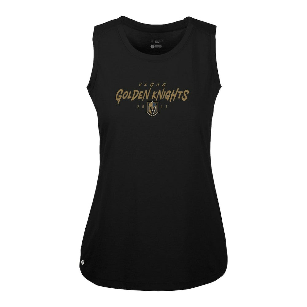 Vegas Golden Knights Levelwear Women's Macy Scratched Tank Top -  NHL Tank Top