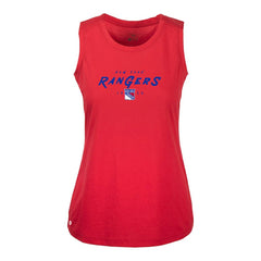 New York Rangers Levelwear Women's Macy Scratched Tank Top -  NHL Tank Top