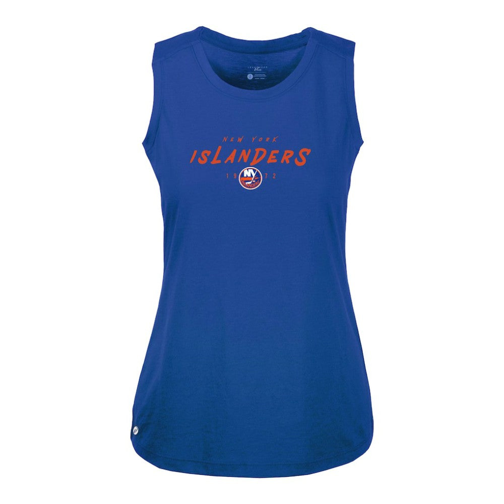 New York Islanders Levelwear Women's Macy Scratched Tank Top -  NHL Tank Top