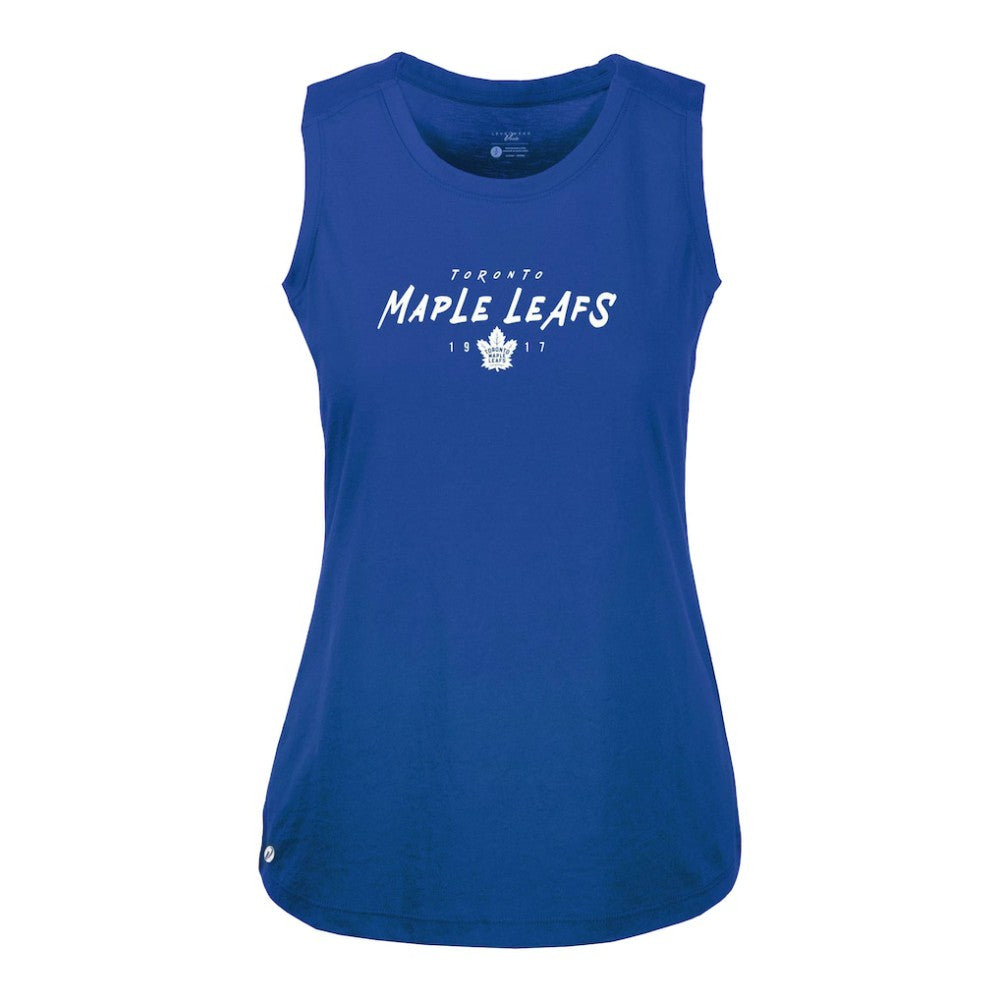 Toronto Maple Leafs Levelwear Women's Macy Scratched Tank Top -  NHL Tank Top