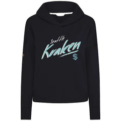 Seattle Kraken Levelwear Women's Sweet Sizzle Tri-Blend Cropped Pullover Hoodie -  NHL Hoodies