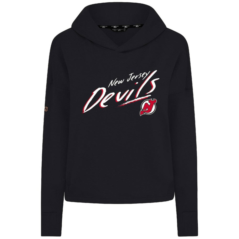 New Jersey Devils Levelwear Women's Sweet Sizzle Tri-Blend Cropped Pullover Hoodie -  NHL Jerseys