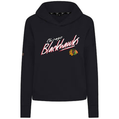 Chicago Blackhawks Levelwear Women's Sweet Sizzle Tri-Blend Cropped Pullover Hoodie -  NHL Hoodies