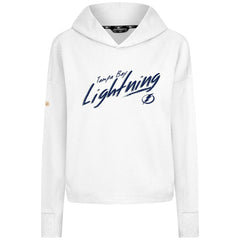 Tampa Bay Lightning Levelwear Women's Sweet Sizzle Tri-Blend Cropped Pullover Hoodie -  NHL Hoodies