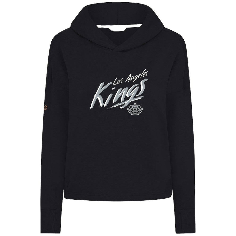 Los Angeles Kings Levelwear Women's Sweet Sizzle Tri-Blend Cropped Pullover Hoodie -  NHL Hoodies