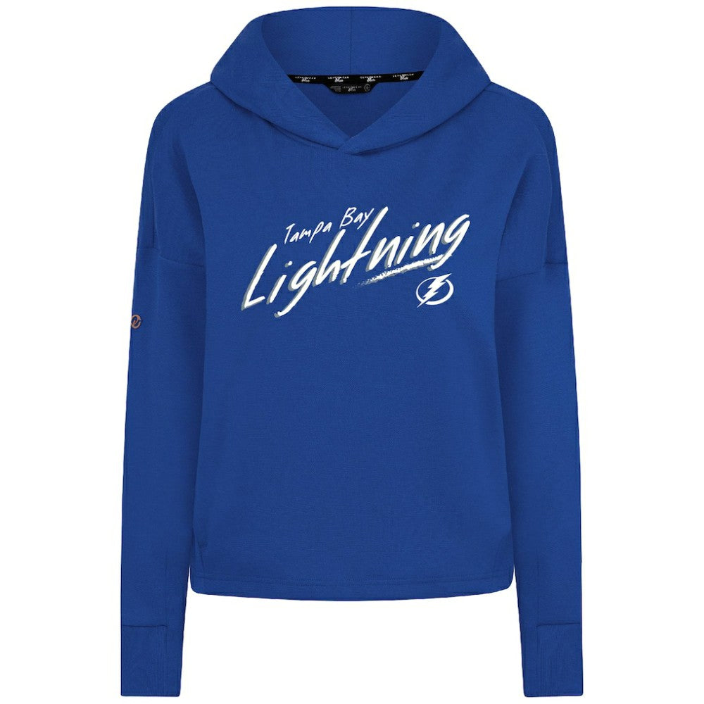 Tampa Bay Lightning Levelwear Women's Sweet Sizzle Tri-Blend Cropped Pullover Hoodie -  NHL Hoodies