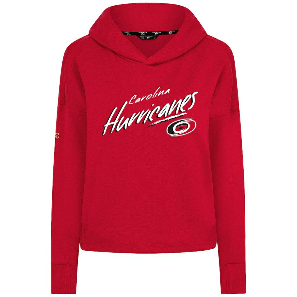 Carolina Hurricanes Levelwear Women's Sweet Sizzle Tri-Blend Cropped Pullover Hoodie -  NHL Hoodies