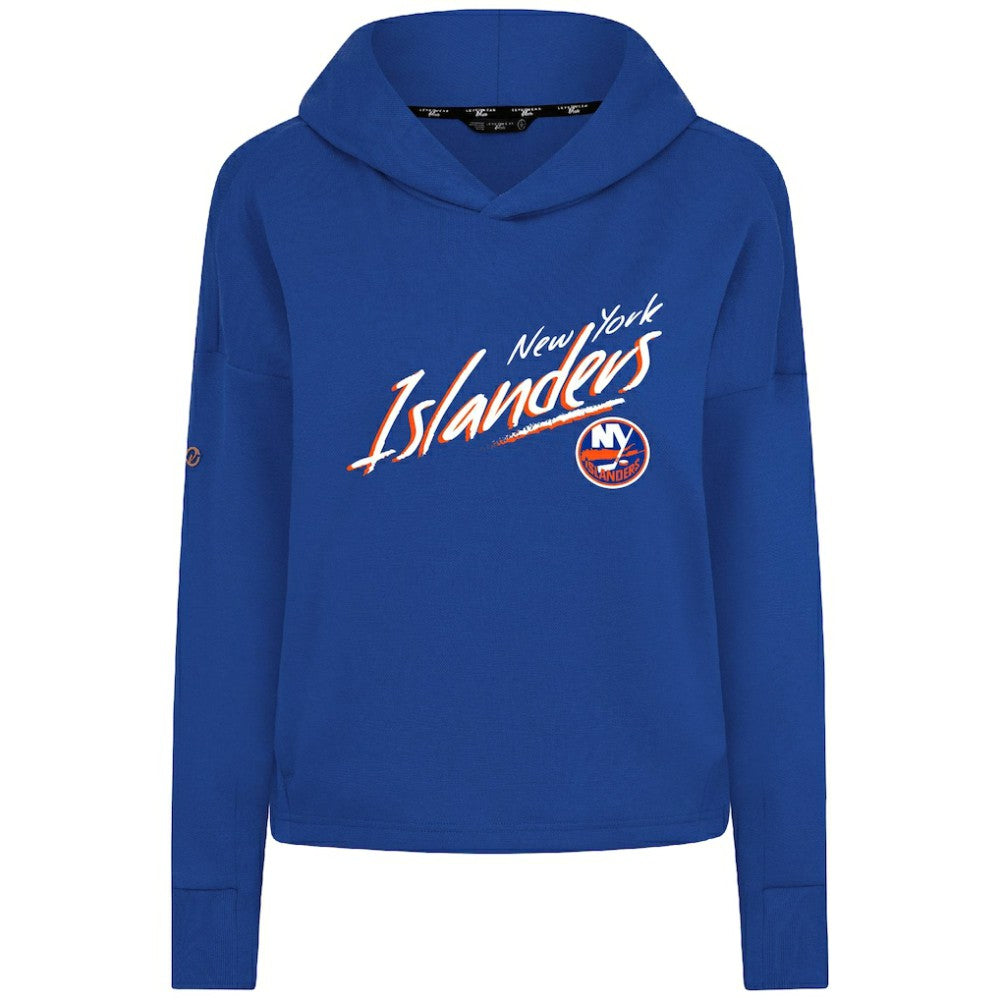 New York Islanders Levelwear Women's Sweet Sizzle Tri-Blend Cropped Pullover Hoodie -  NHL Hoodies