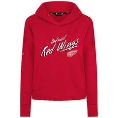 Detroit Red Wings Levelwear Women's Sweet Sizzle Tri-Blend Cropped Pullover Hoodie -  NHL Hoodies