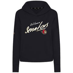 Ottawa Senators Levelwear Women's Sweet Sizzle Tri-Blend Cropped Pullover Hoodie -  NHL Hoodies