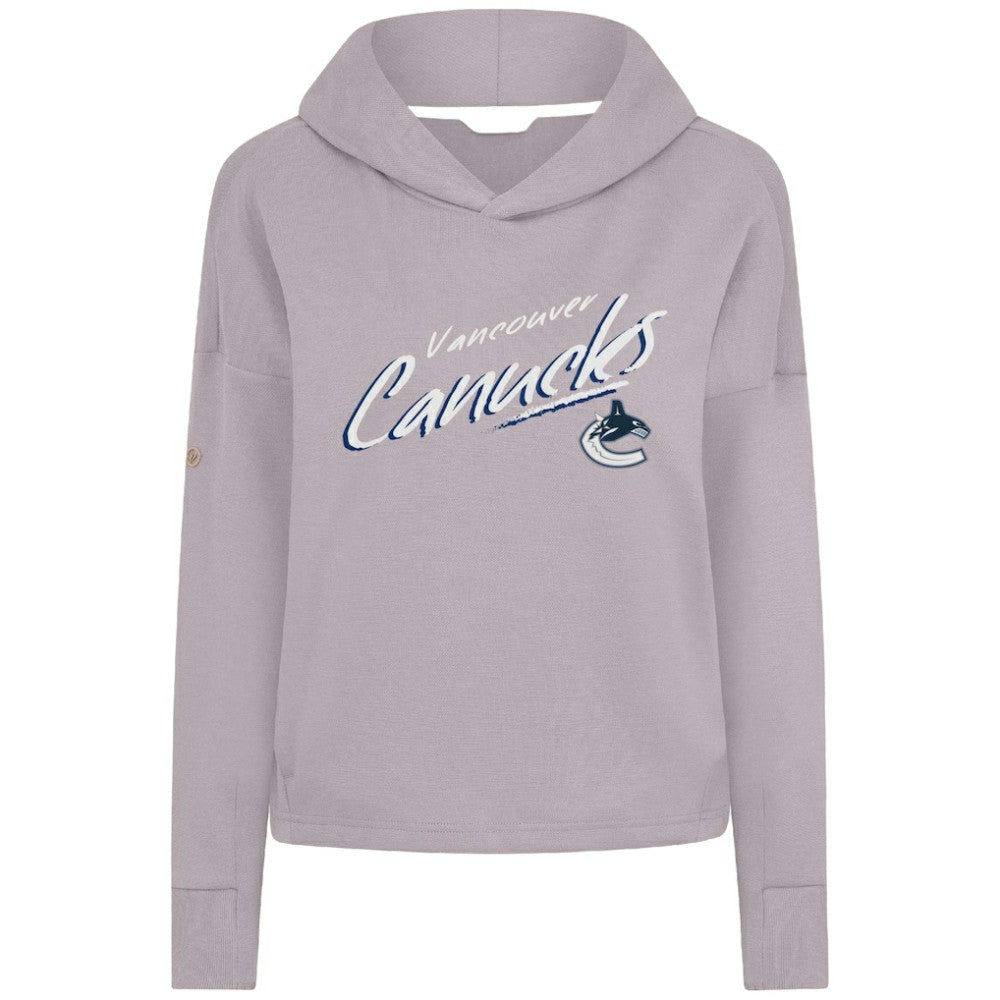 Vancouver Canucks Levelwear Women's Sweet Sizzle Tri-Blend Cropped Pullover Hoodie -  NHL Hoodies