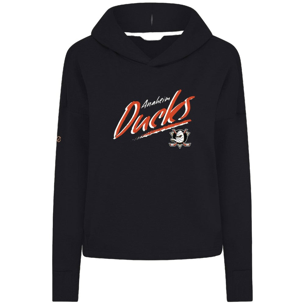 Anaheim Ducks Levelwear Women's Sweet Sizzle Tri-Blend Cropped Pullover Hoodie -  NHL Hoodies