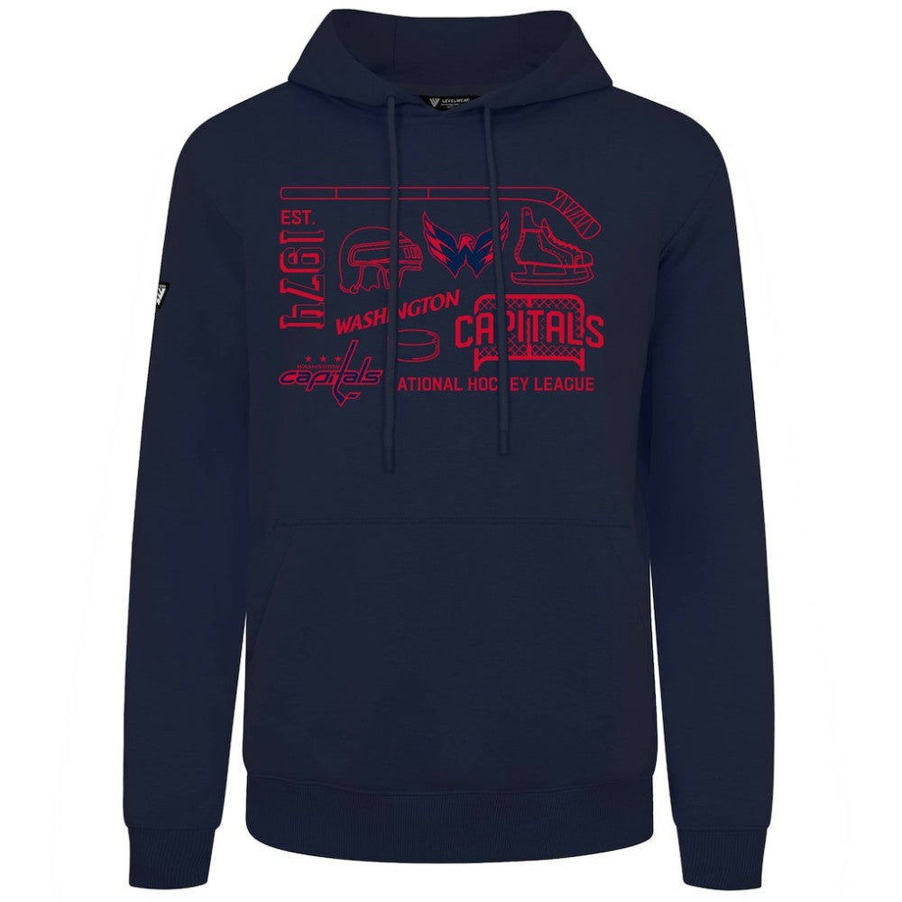 Washington Capitals Levelwear Podium Campaign Pullover Hoodie -  NHL Hoodies
