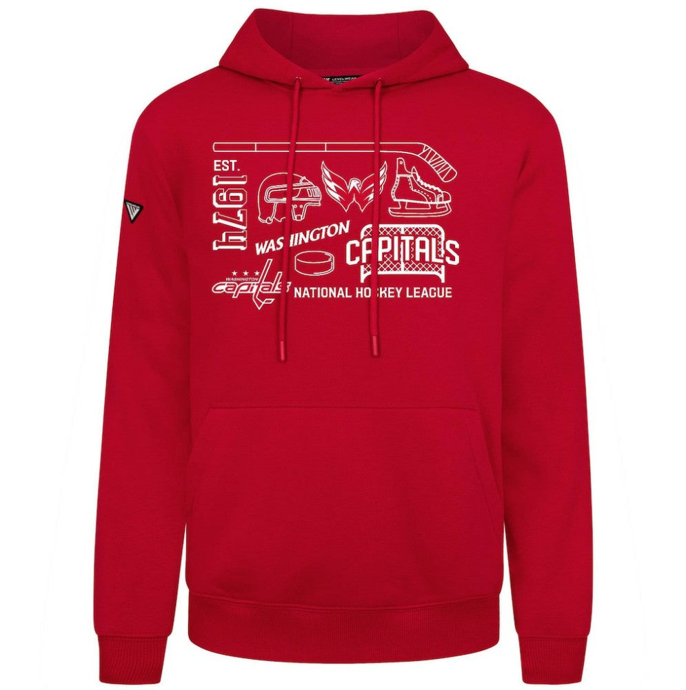 Washington Capitals Levelwear Podium Campaign Pullover Hoodie -  NHL Hoodies