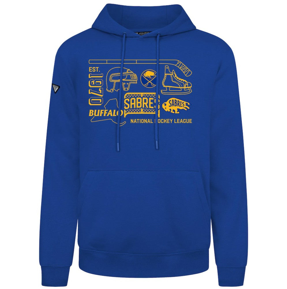 Buffalo Sabres Levelwear Podium Campaign Pullover Hoodie -  NHL Hoodies
