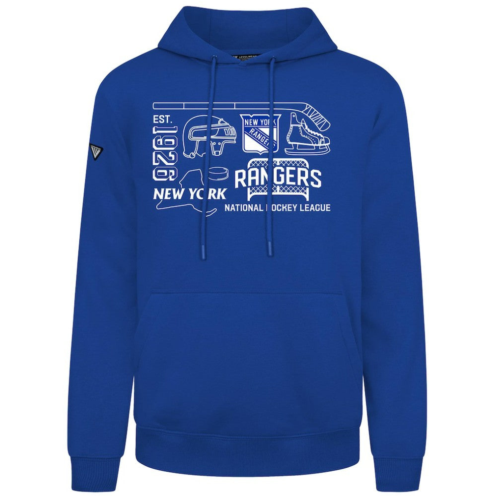 New York Rangers Levelwear Podium Campaign Pullover Hoodie -  NHL Hoodies
