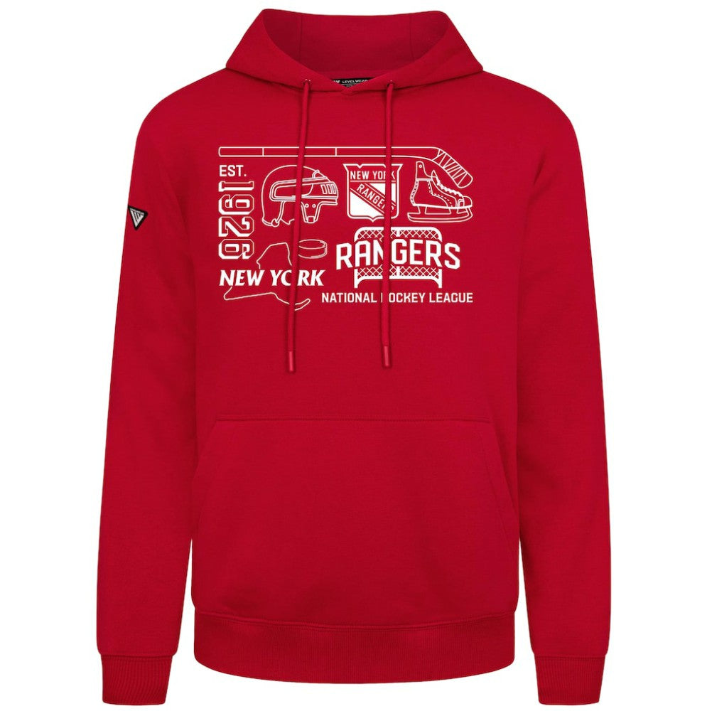 New York Rangers Levelwear Podium Campaign Pullover Hoodie -  NHL Hoodies