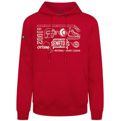 Ottawa Senators Levelwear Podium Campaign Pullover Hoodie -  NHL Hoodies