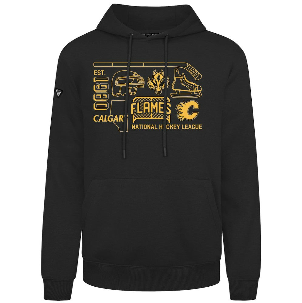 Calgary Flames Levelwear Podium Campaign Pullover Hoodie -  NHL Hoodies