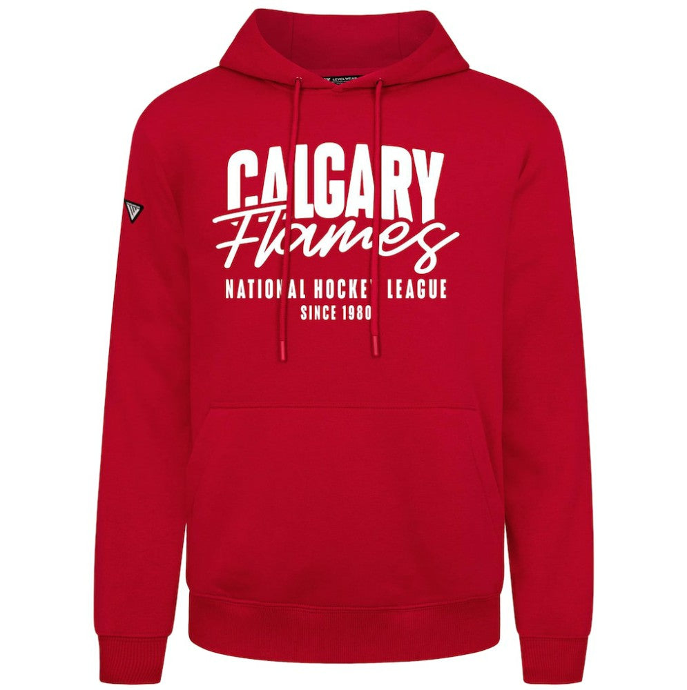 Calgary Flames Levelwear Podium Response Pullover Hoodie -  NHL Hoodies