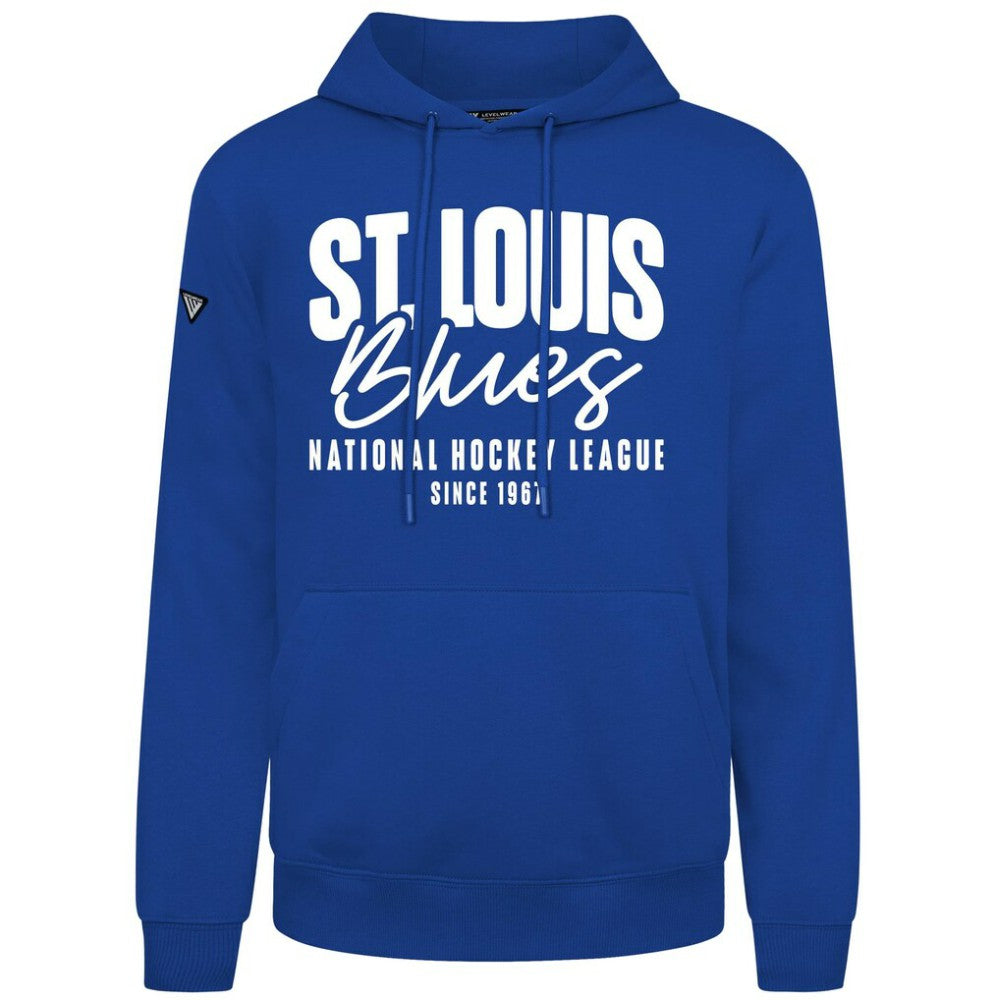 St. Louis Blues Levelwear Podium Response Pullover Hoodie -  NHL Hoodies