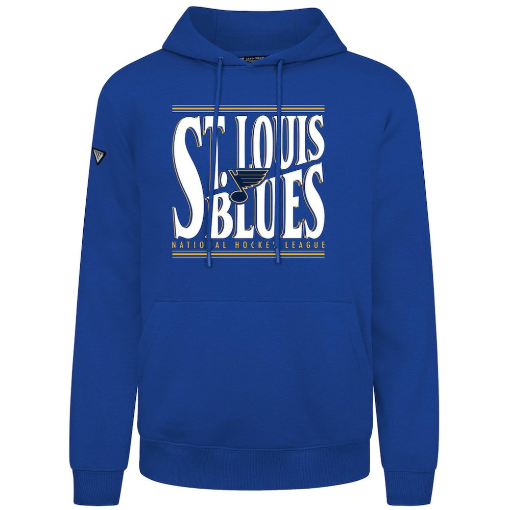St. Louis Blues Levelwear Podium Powerhouse Pullover Hoodie -  NHL Hoodies