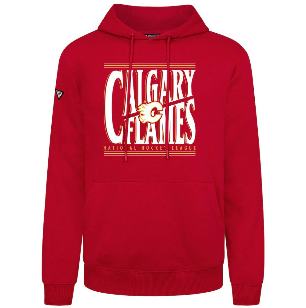Calgary Flames Levelwear Podium Powerhouse Pullover Hoodie -  NHL Hoodies