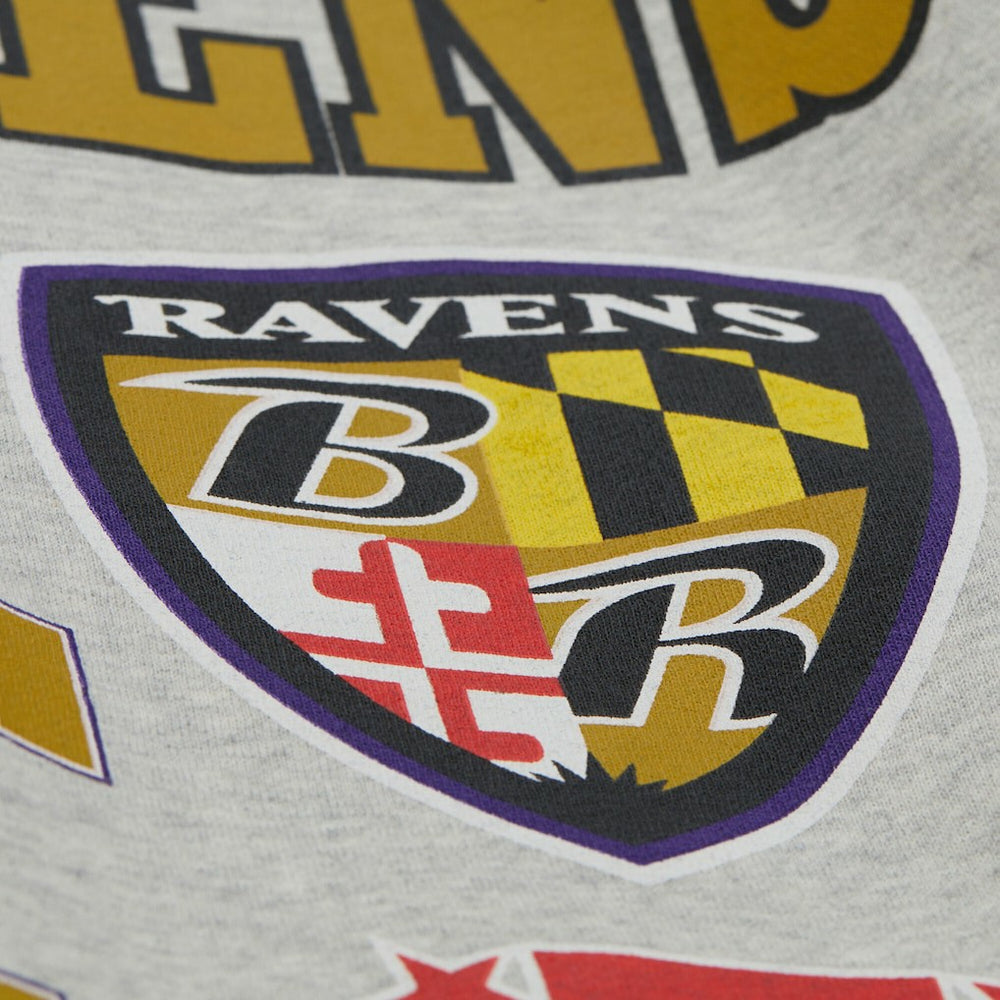 Baltimore Ravens All Over Print Vintage Fleece Crewneck Sweatshirt | NFL Near me