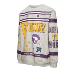 Minnesota Vikings All Over Print Vintage Fleece Crewneck Sweatshirt | NFL Near me
